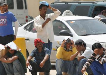 مضاربة جماعية بين عدد من المقيمين في حي النسيم بالرياض