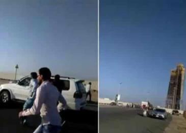 هجوم عمال على المهندسين العاملين في برج جدة