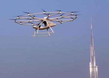 دبي تخطط لإطلاق أول خدمة تاكسي طائر في العالم