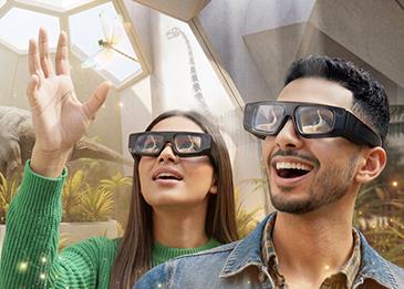 إحياء 13 مليار عام من التاريخ عبر تجارب الواقع المعزز  في متحف التاريخ الطبيعي أبوظبي يتعاونان