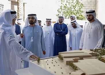 محمد بن راشد يعتمد تصميم محطات التاكسي الجوي الجديدة في دبي