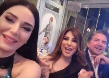 اضغط لمشاهدة الفيديو: نجوى كرم تحتفل بعيد ميلادها بحضور أصدقائها النجوم