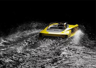 مصمم بوغاتي السابق يقدم يخت "أتلانتيك" المستوحى من سيارته المفضلة