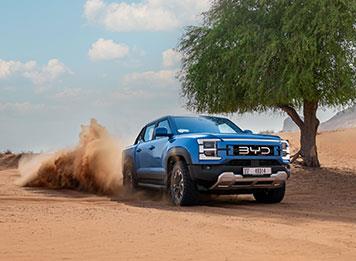 شاحنة BYD Shark 6 الأولى من نوعها تصل إلى الإمارات