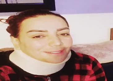 اضغط لمشاهدة الفيديو: الفنانة شكران مرتجى تطمئن جمهورها بعد تعرضها لحادث سير مروع