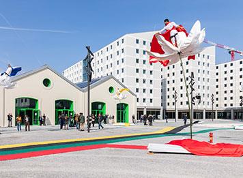 الكشف عن قرية رياضية عالية الاستدامة مخصّصة لدورة الألعاب الأولمبية الشتوية 2026