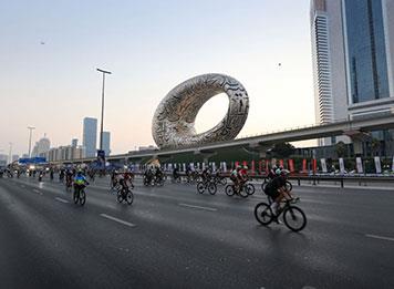 انطلاق "تحدي دبي للدراجات الهوائية" بمشاركة أكثر من 40 ألف مشارك