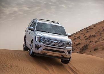 إكسبيديشن 2018... أوّل سيارة متعدّدة الاستعمالات SUV من فورد مع نظام القيادة بحسب التضاريس لسائقي الشرق الأوسط