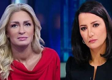 خلاف حاد وتبادل للشتائم بين مذيعة الجزيرة غادة عويس ومذيعة العربية نجوى قاسم