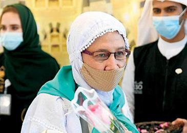 استقبال أولى رحلات حجاج الخارج في جدة