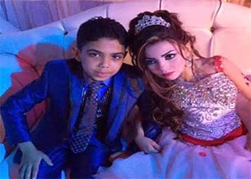 اضغط لمشاهدة الفيديو: حفل خطوبة أصغر عروسين في مصر!