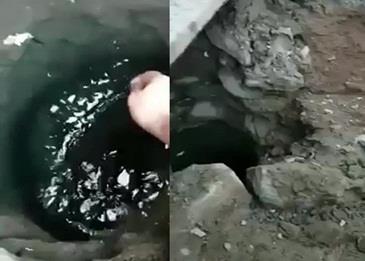 شاهد حقيقة بئر جديد لزمزم
