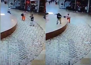 بالفيديو .. نجاة سيدة من الموت مرتين متتابعتين