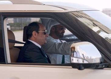 الشيخ محمد بن زايد يستقبل السيسي في أبو ظبي