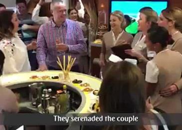 بالفيديو .. طلب غريب على ارتفاع 12 كيلومترًا في الهواء