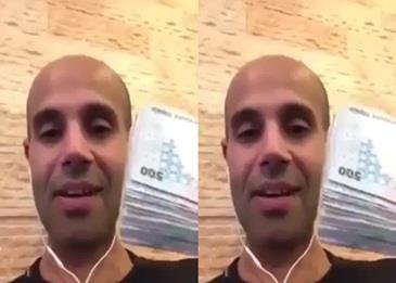 أزمة مواطن قطري مع الريالات القطرية .. فيديو