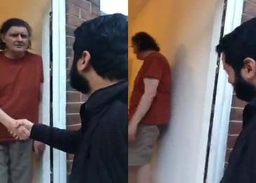 مسلم يعيد محفظة إلى صاحبها .. والفيديو ينتشر على الإنترنت
