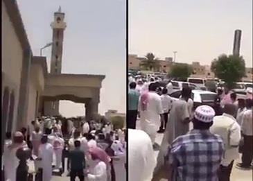 بالفيديو ... التعدي على إمام مسجد والتهديد بتفجيره