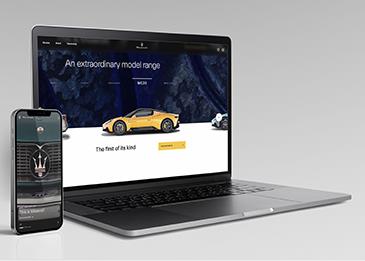 مازيراتي تطلق موقعها الإلكتروني المُحدّث