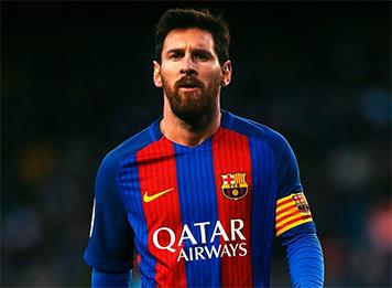 منديل "وعد برشلونة" لميسي للبيع في مزاد