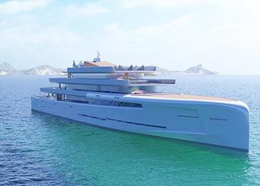 اضغط لمشاهدة الصور: يخت خارق يمتزج لونه بالبحر تقدر قيمته بـ260 مليون دولار