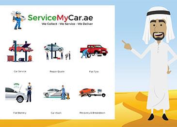 منصة ServiceMyCar.ae لخدمة السيارات على مدار الساعة تطلق خدماتها رسمياً في دبي