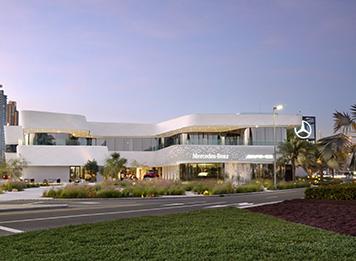 افتتاح مركز مرسيدس-بنز الجديد في دبي بتصميم يجمع الفخامة والاستدامة