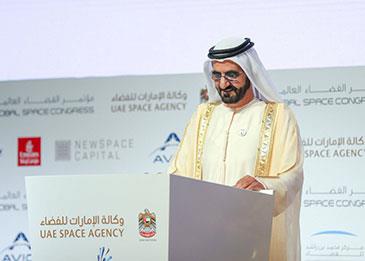 إليك سر اختيار الشيخ محمد بن راشد لرقم "813" للقمر الصناعي العربي