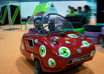 الكشف عن أصغر سيارة على مستوى العالم في معرض دبي للسيارات 2019