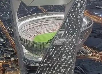 حقيقة أول ملعب كرة قدم معلق في السعودية