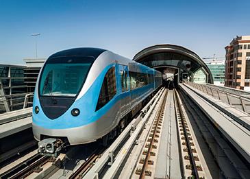 انطلاق رحلة مترو دبي إلى محطة إكسبو 2020