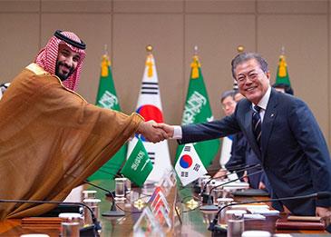 تعرف على قائمة مأدبة غداء ولي العهد السعودي في كوريا الجنوبية