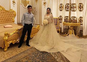 اضغط لمشاهدة الصور: حفل زفاف فاخر لعروس شيشانية في موسكو