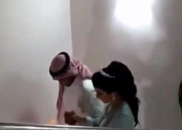 شاهدي حفل زفاف شاب سعودي على فتاة مغربية بتقاليد مغربية