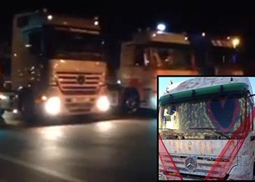 اضغط لمشاهدة الفيديو: زفاف سعودي بشاحنة بضائع!