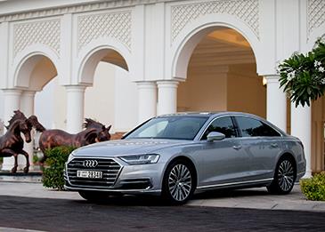Audi A8 الجديدة كلياً تصل إلى أبوظبي... تصميم فخم يضم أحدث التقنيات وخيارات الراحة