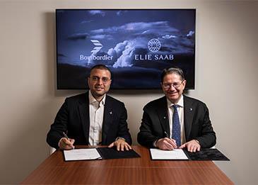 تعاون حصري بين بومباردييه وإيلي صعب