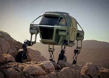 إطلاق أول سيارة بأربعة أرجل قادرة على المشي