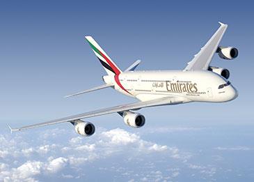 طيران الإمارات تشارك بطائرة A380 في أول معرض دولي للطيران في السعودية