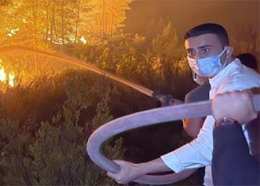 الشيف بوراك يحاول إخماد حرائق تركيا