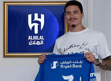 الهلال السعودي يضم داروين نونيز