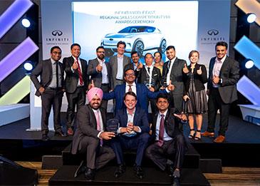 فريق "إنفينيتي" لدى "العربية للسيارات" يحصد ثلاثة جوائز مرموقة