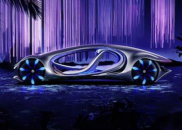 مرسيدس تطلق سيارتها الكهربائية المستوحاة من فيلم الخيال العلمي "أفاتار"