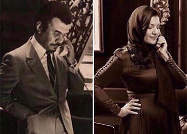صورة رائعة لريما بنت بندر ووالدها في نفس المكان والفرق 35 عامًا