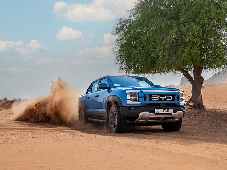 شاحنة BYD Shark 6 الأولى من نوعها تصل إلى الإمارات