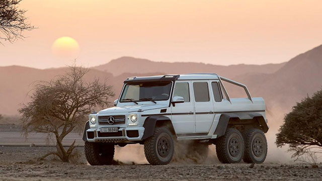 Mercedes G63 AMG 6x6   ... سيارة ذات قدرات عبور خارقة