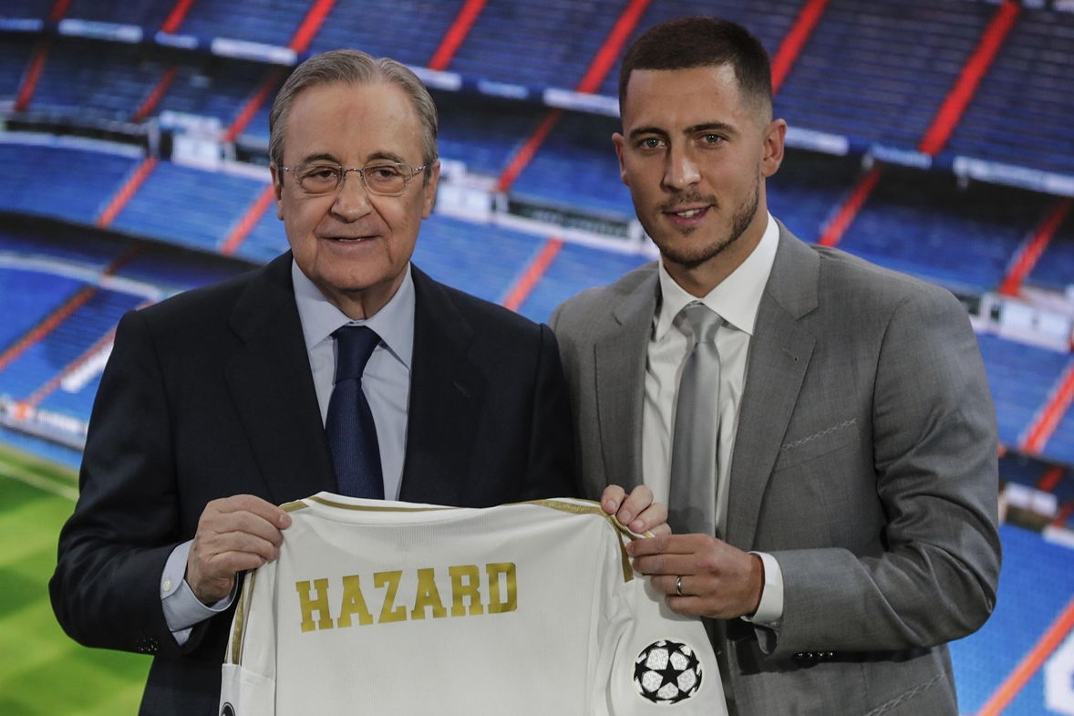 بماذا وعد هازارد جماهير ريال مدريد خلال تقديمه في البرنابيو؟