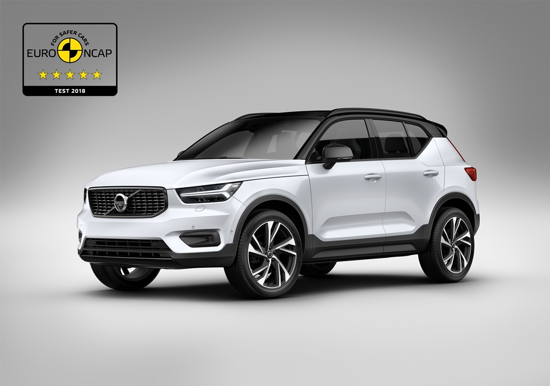 "Volvo XC40" تحصد تصنيف "خمس نجوم" في اختبارات "البرنامج الأوروبي لتقييم السيارات الجديدة"