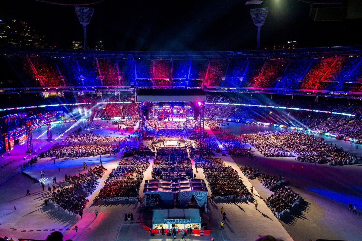 بدأ العد التنازلي لانطلاق عرض WWE Super ShowDown  بالسعودية