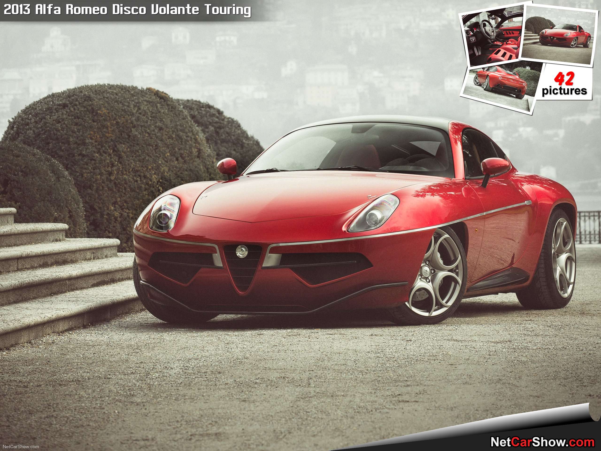 الكشف عن سيارة Touring Alfa Romeo Disco Volante الرائعة